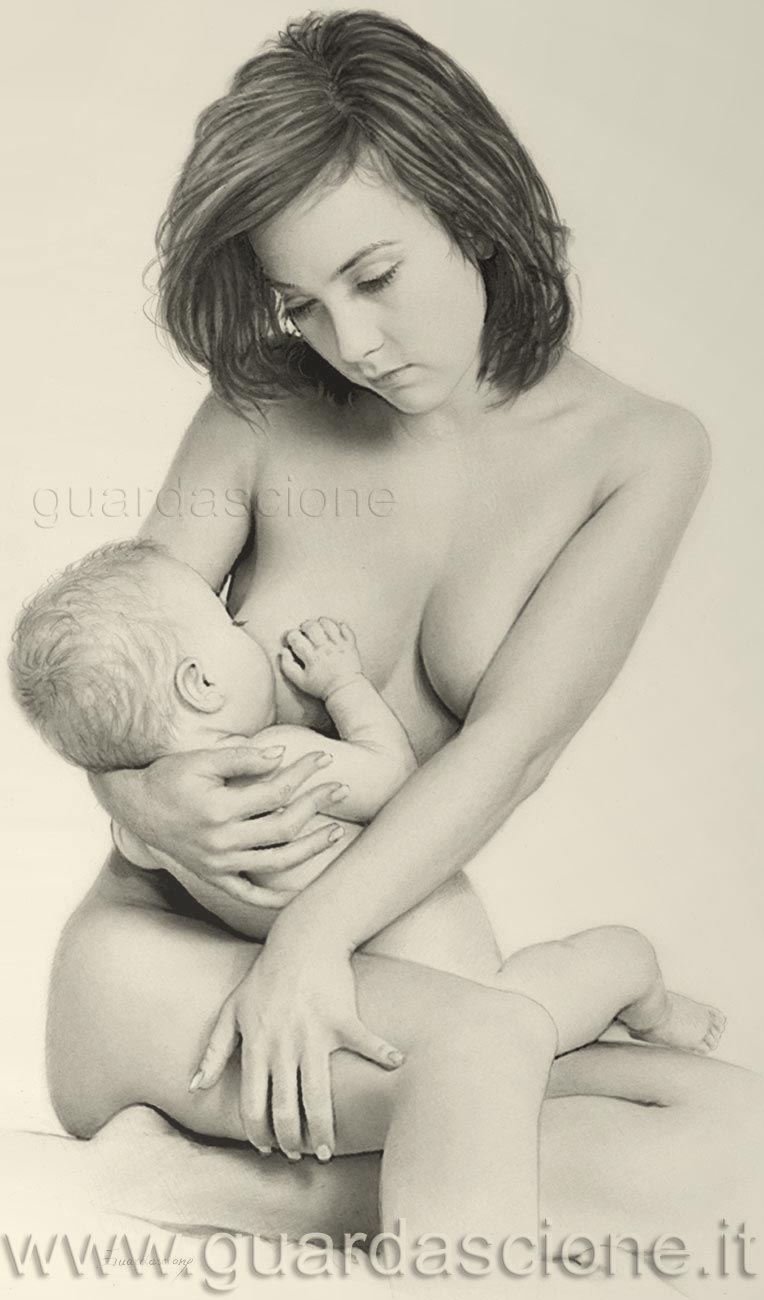 quadro di mamma con bambino da foto