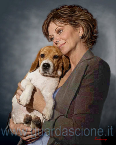 esempio di ritratto con cane eseguito da foto ad alta risoluzione